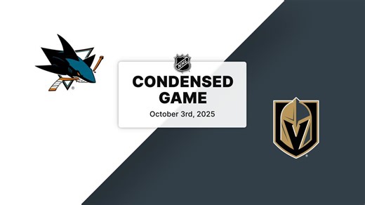 SJS at VGK | Condensed Game