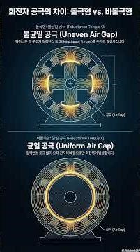 동기발전기, 돌극형, 비돌극형, Salient vs Cylindrical, 릴럭턴스 토크, Reluctance Torque, 공극의 차이가 만드는 힘. 돌극형과 원통형