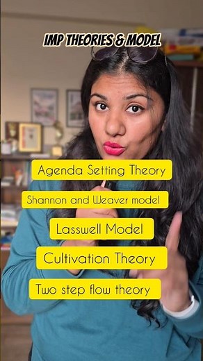 Important Media Theories & Models | UGC NET Mass Communication Dec 2025