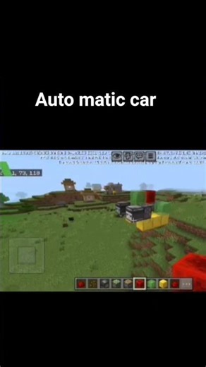 auto matic car on Minecraft best car in Minecraft 😎