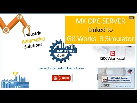 MX OPC Server Linked to GX Works 3 Simulator