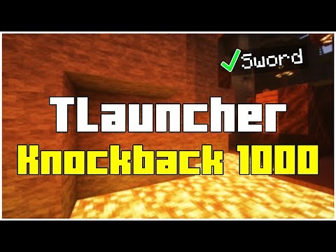 How To Get Knockback 1000 Stick in Minecraft Tlauncher 1.20.1