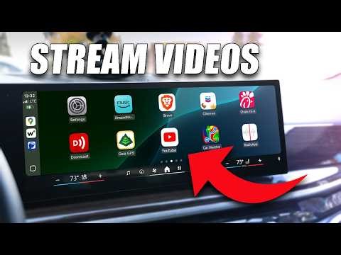 CarPlay Video Is REAL… YouTube on Your Car Screen (Parked Mode)