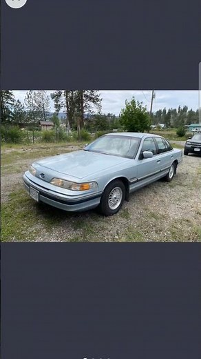 1992 Ford Crown Victoria #crownvic #Ford #panther #cars #1990s #aero