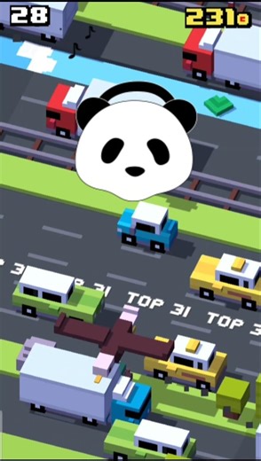 Minecraft Crossy Road Baby Chicken Road Cross