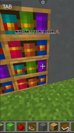 I build a secret door 🚪 in Minecraft #minecraft #shortsfeed #gaming #shorts