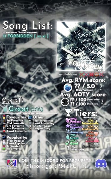 KURO_ZUMMER: FORBIDDEN [VS XI] Album Review