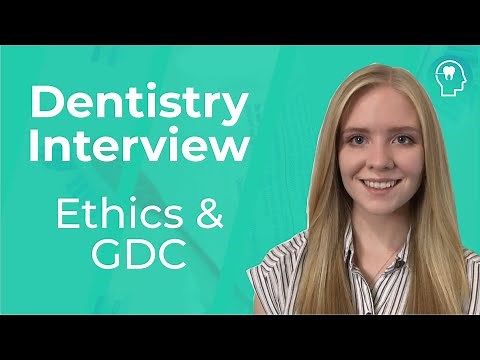 Dentistry Interview: Dental Ethics & GDC | Medic Mind