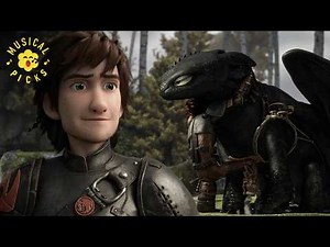Hiccup and Toothless Soar Thru The Sky to "Where No One Goes" | How to Train Your Dragon 2