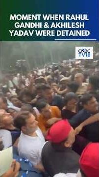 DRAMATIC: Rahul Gandhi and Akhilesh Yadav Detained After Congress Protest Outside PM's House | N18S
