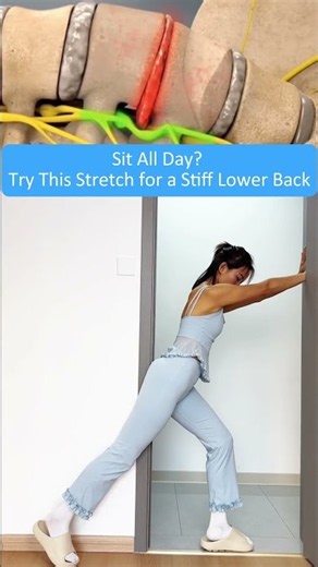 Sit All Day and Feel Stiff? Try This Simple Lower Back Stretch at Home