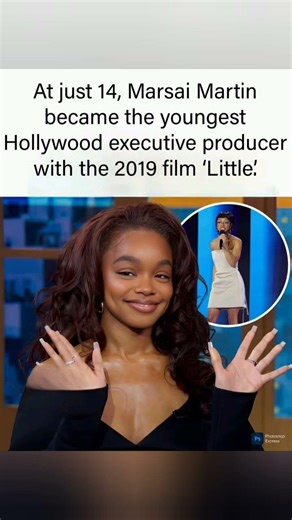 History in the making: Marsai Martin, Hollywood's youngest executive producer. #Trailblazer
