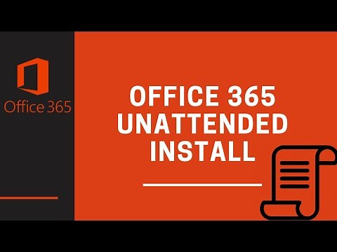 Office 365 unattended install