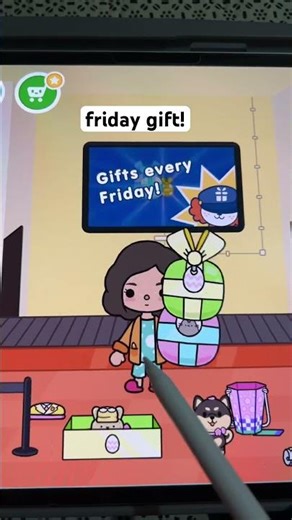 toca boca free gift 💝 #tocaaesthetichousetour #tocabocaaesthetic #tocabocagames