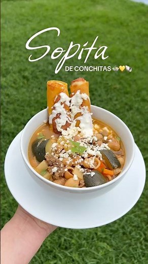Sopita de Conchitas 🍲💛🐚