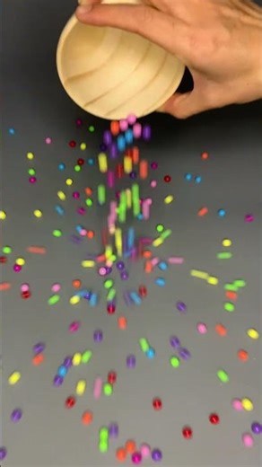 Color Beads Explosion 😍✨ | So Satisfying! #satisfying #asmrshorts #oddlysatisfying