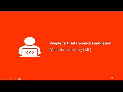 Machine Learning | PeopleCert Data Science Foundation | 1WorldTraining.com