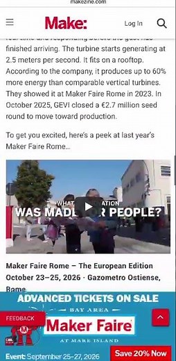 Maker Faire Rome 2026 at Gazometro: prototypes and live demos