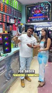 पुलिस केस कर दूंगी 😱 Rs-35,000 Full Gaming Pc Setup | Gaming Pc Wala | #gamingpcwala #shorts