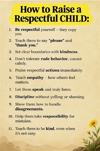 11 Simple Ways to Raise a Respectful Child | Parenting Tips #motivation #shorts