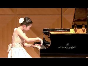 第15回日本バッハコンクール全国大会小学5.6年B部門金賞 インヴェンション第13番ベスト賞／栫井れい