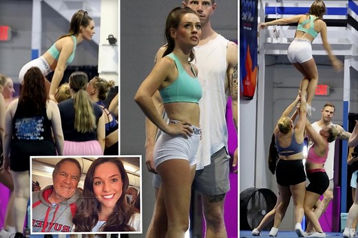 Bill Belichick’s 23-year-old girlfriend Jordon Hudson spotted at cheerleading practice