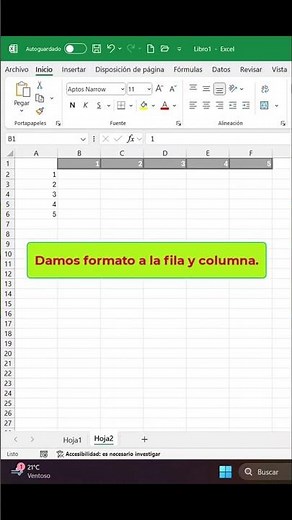 Crea tu propia tabla de multiplicar en Excel fácilmente. #excel #exceltips #ofimática