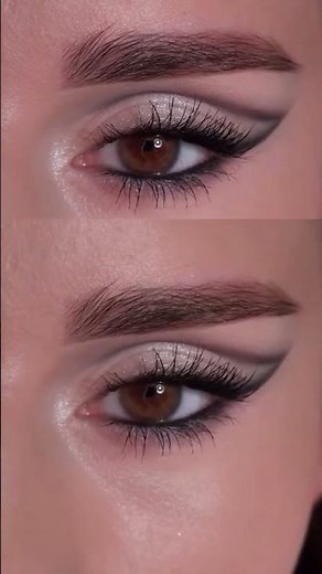 Easy eyeshadow makeup tutorial #makeup #makeuptutorial #مايكاب