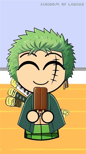 Straw Hat Crew Ice Cream Moment 🍦 | Funny One Piece Parody #shorts