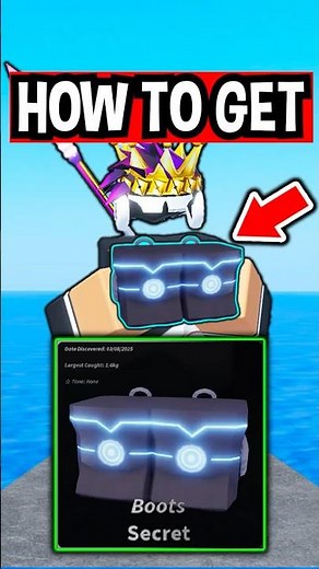 How To Get SECRET GLIMMERFIN BOOTS in Roblox Fisch..