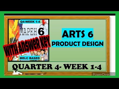 ARTS 6 | PRODUCT DESIGN | QUARTER 4 WEEK 1-4 | MAPEH 6