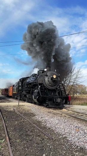 Soo Line 1003 Steam Engine in Burnett Wisconsin