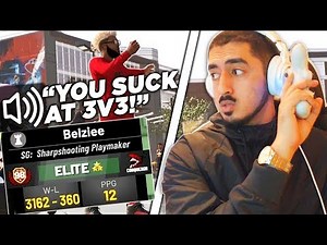 90% Win Playsharp says I will NEVER beat him on 3v3 in NBA2K19 (BEST OF 3)