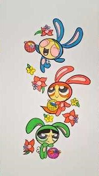 Powerpuff Bunnies: Saving Easter! | Unique Townsville Fan Art