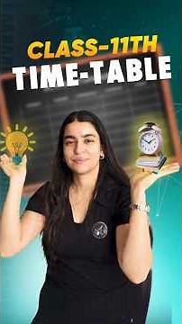 Class 11 Study Timetable 🔥 | Rules That Every Topper Follow!