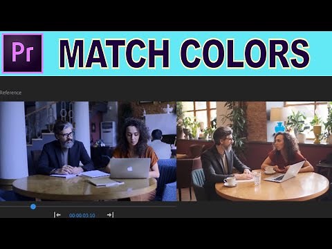 Match Colors of Two Videos - Adobe Premiere Pro Tutorial