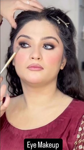 Smokey eye makeup | party makeup | step by step makeup tutorial #makeuptutorial #eyemakeup