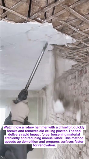 Ceiling Removal Hack Saves HOURS of Work!