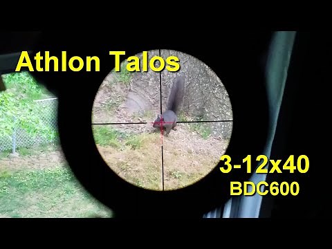 Athlon Talos 3-12x40 BDC 600 Reticle - FirstPersonReview