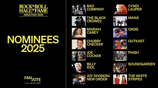 Rock and Roll Hall of Fame fan vote: How to cast your ballot for the 2025 induction nominees and check the leaderboard
