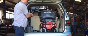 Lifting Hoists for lifting wheelchairs in cars in Brisbane
