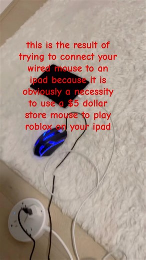 trying to connect my ipad to wired mouse
