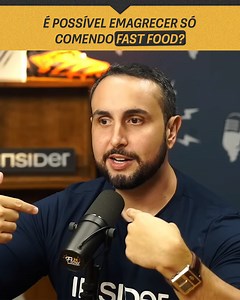 188K views · 5.1K reactions | "Ele comeu só fast food por 3 meses e emagreceu 25 kg" | Flow Podcast | Facebook