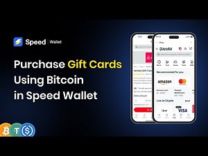 How to Purchase Gift Cards Using Bitcoin in Speed Wallet? | 1000+ Gift Cards | Up to 2x Rewards