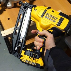 20 reactions | Extreme rapid fire action on the Dewalt 20V Max DCN660 Brushless 16ga Angled Finish Nailer! It fires as fast as you can move it around & sinks the nails every time! #dewalt #dewalttough #dewalttools #carpenter #carpentry #trim #trimcarpentry #finishwork #diy #diyer #pro #professional #brushless #nailer #tool #tools #toolporn Real Tool Reviews DEWALT | Real Tool Reviews | Facebook