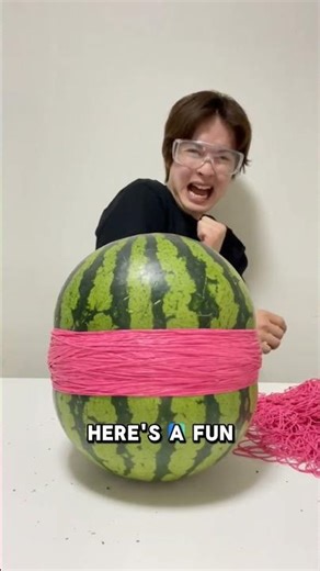 We Wrapped a Watermelon with 500 Rubber Bands… and It EXPLODED! 💥🍉