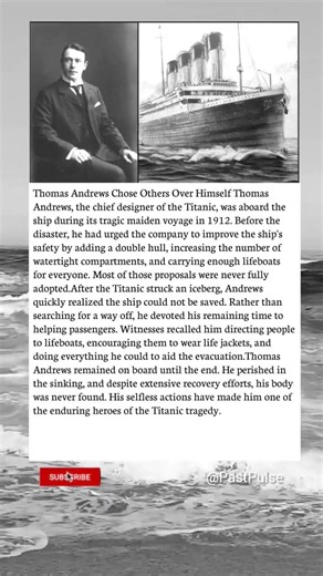 The Man Who Tried to Save the Titanic