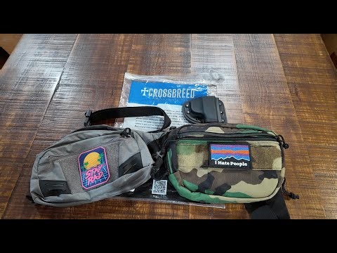 Crossbreed modular holster for hiking and homesteading. (and tactical fanny packs!)