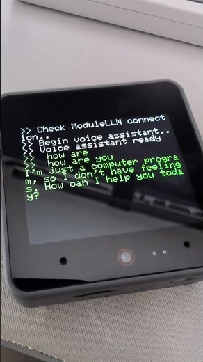 M5Stack LLM test by M5Stack Core S3