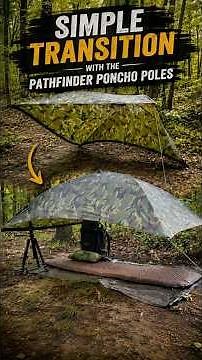 Simple Transition Shelter with PF Poncho Poles